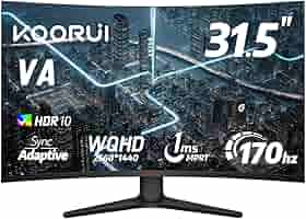 湾曲ゲーミングモニター 32 インチ , 1500R FHD VA 165Hz Amazon.co.jp: HKC 31.5インチ 1500R湾曲 1080P 165HZ